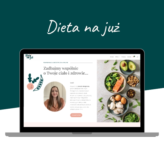 Dieta na już — Dietetyka online, projekt Kreatywne spojrzenie