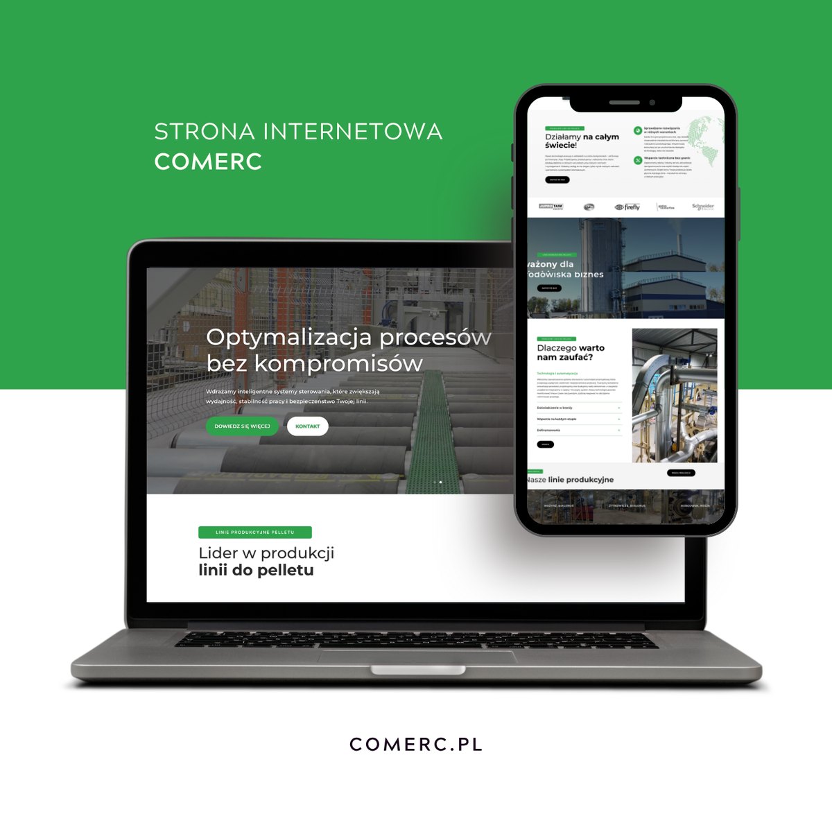 Strona firmowa Comerc