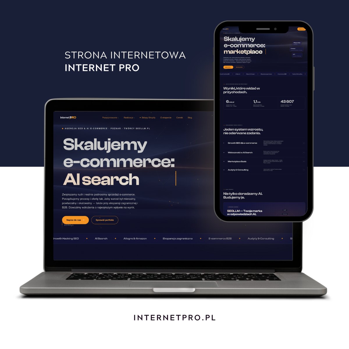 Strona agencji Internet PRO